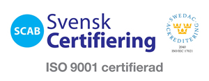 Svensk Certifiering ISO 9001