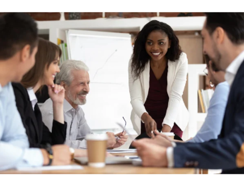 We are hiring! people around table